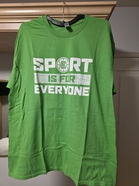 Sport Is For Everyone Green Graphic Tee - LA Clippers